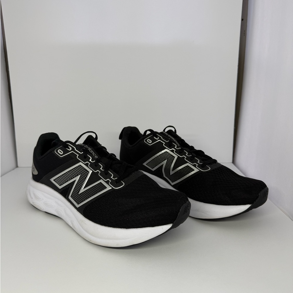 New Balance Black and White Athletic Shoes